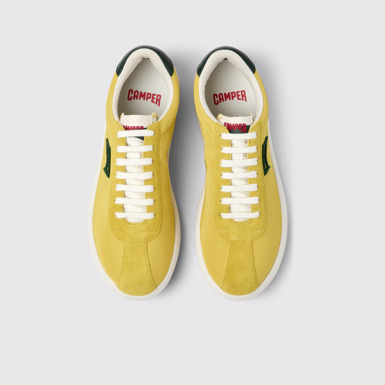 Overhead view of Pelotas XLF Multicolor Textile and Nubuck Sneakers for Women.