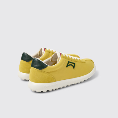 Back view of Pelotas XLF Multicolor Textile and Nubuck Sneakers for Women.
