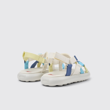 Back view of Twins Multicolor Recycled PET Women's Sandals.