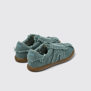 Back view of Pelotas Soller Green Organic Cotton Women's Sneakers.
