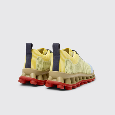 Back view of Camper x SUNNEI - PELOTISSIMA Multicolor Textile Sneakers for Women.
