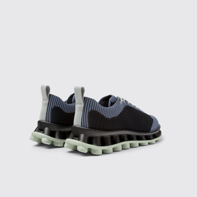 Back view of Camper x SUNNEI - PELOTISSIMA Multicolor Textile Sneakers for Women.