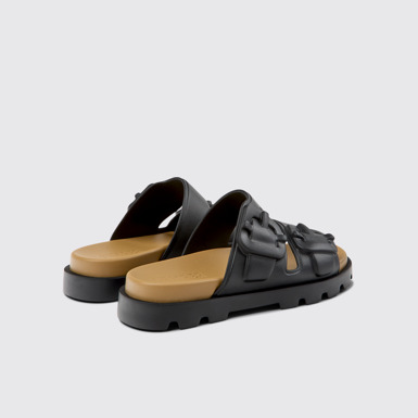Back view of Brutus Sandal Black EVA Sandals for Women.