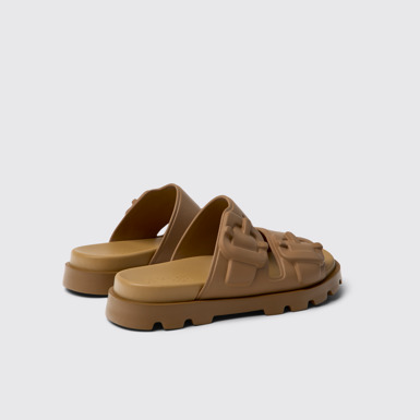 Back view of Brutus Sandal Brown EVA Sandals for Women.