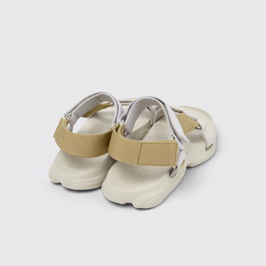 Back view of Karst Sandal Multicolor Textile Sandals for Women.