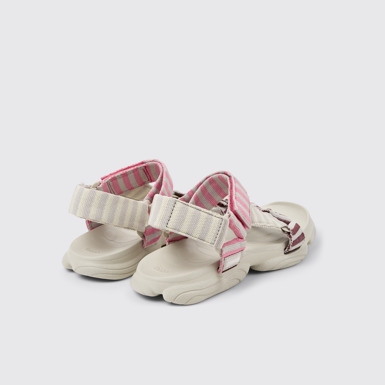 Back view of Karst Sandal Multicolor Textile Sandals for Women.