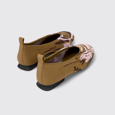 Back view of Twins Multicolor Recycled PET Ballerinas for Women.