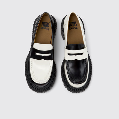 Twins Mocassini in pelle nera Da donna.