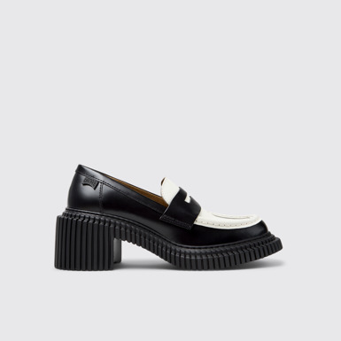 Twins Mocassini in pelle nera Da donna.