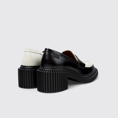 Twins Mocassini in pelle nera Da donna.