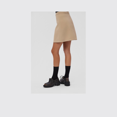 Pix London Black Leather Moccasins for Women.