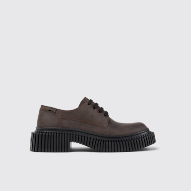 Pix Berlin Zapatos de nobuk marrón para mujer.