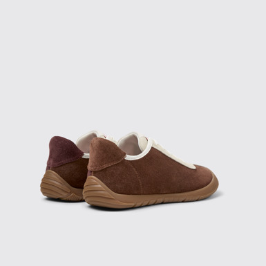 Back view of Twins Multicolor Nubuck Sneakers for Women.