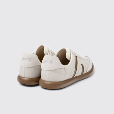 Back view of Pelotas Soller Multicolor Recycled PET and Leather Sneakers for Women.