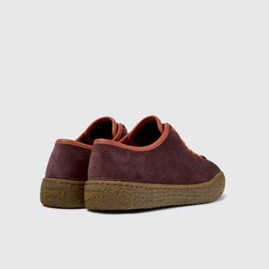 Back view of Peu Terreno Multicolor Nubuck and Leather Shoes for Women.