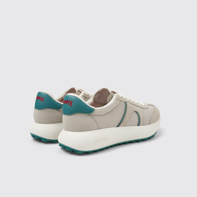 Back view of Pelotas Athens Multicolor Recycled PET and Nubuck Sneakers for Women.