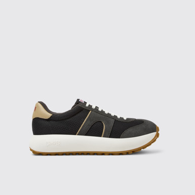 Side view of Pelotas Athens Multicolor Recycled PET and Nubuck Women's Sneakers.