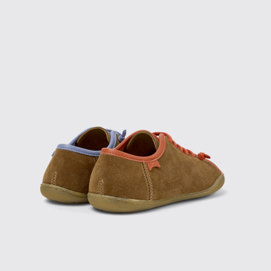 Back view of Twins Multicolor Recycled PET and Leather Shoes for Women.