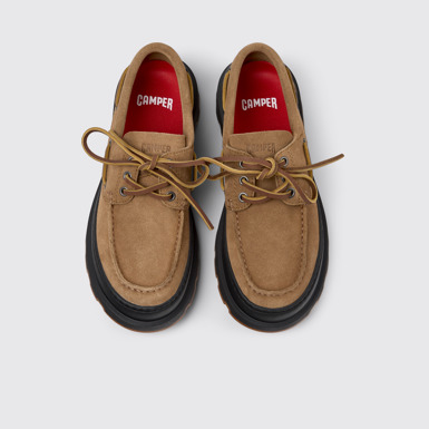 Brutus+ Zapatos de nobuk marrón para mujer.
