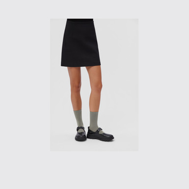 Brutus+ Black Leather Moccasins for Women.