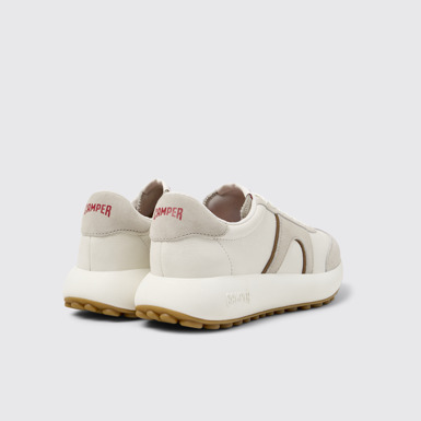 Back view of Pelotas Athens Multicolor Leather and Nubuck Sneakers for Women.