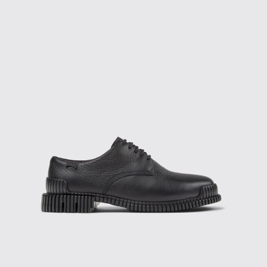 Pix Zapatos de piel negra para mujer.