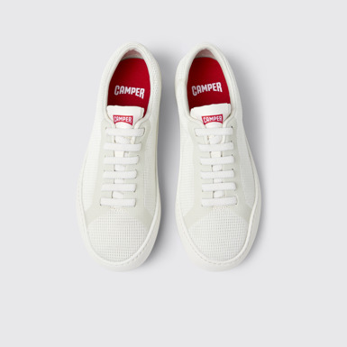 Peu Touring Weiße Sneaker aus recycelten technischen Materialien Für Damen.