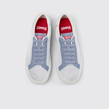 Overhead view of Peu Touring Blue Engineered Materials Sneakers for Women.