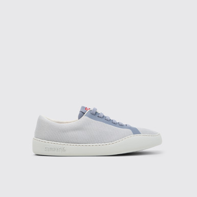 Side view of Peu Touring Blue Engineered Materials Sneakers for Women.