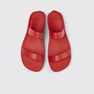 Right Isla Sandali in pelle rossa Da donna.