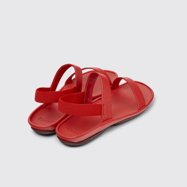 Right Isla Sandali in pelle rossa Da donna.