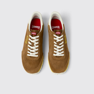 Drift Walk Baskets marron en daim et cuir Pour femme.