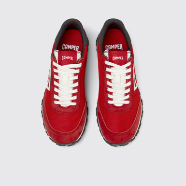 Overhead view of Drift Walk Multicolor Textile and Nubuck Sneakers for Women.