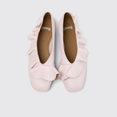 Casi Myra Ballerine in pelle rosa Da donna.