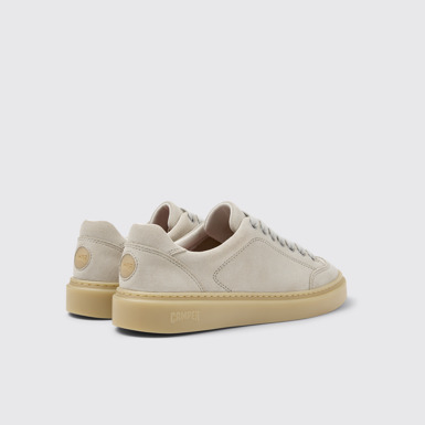 Runner Twentyfive Μπεζ καθημερινά παπούτσια από δέρμα καστόρι για γυναίκες.