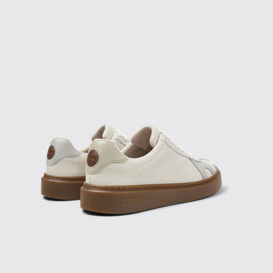 Back view of Twins Multicolor Leather Sneakers for Women.