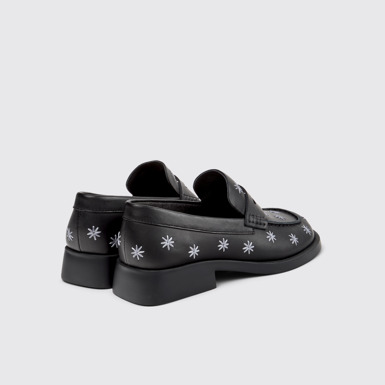 Donna Mocassins en cuir noir Pour femme.