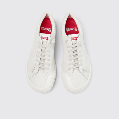 Peu Path+ Zapatillas blancas de piel para mujer.