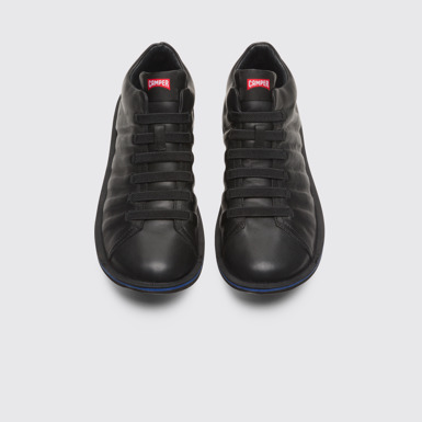 Overhead view of Beetle Black Casual Shoes for Men