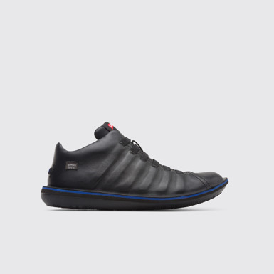 Side view of Beetle Black Casual Shoes for Men