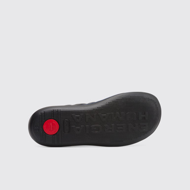 The sole of Beetle Black Casual Shoes for Men