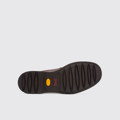 The sole of Hardwood Brown Ankle Boots for Men