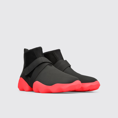 Front view of Dub Black Sneakers for Men