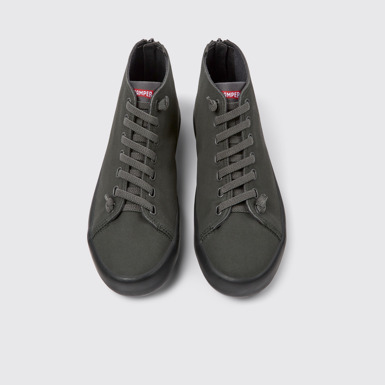 Andratx Sneakerși din material textil pentru bărbați, gri închis