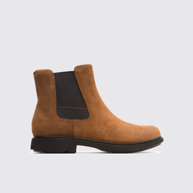 Side view of Neuman Brown Formal Shoes for Men