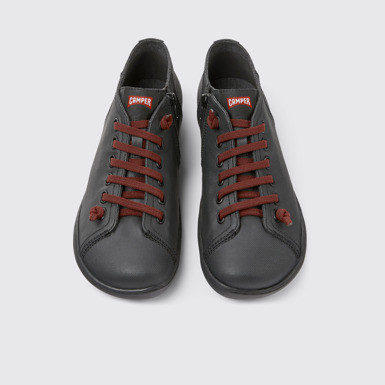 Overhead view of Peu Black Casual Shoes for Men