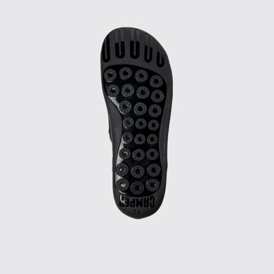 The sole of Peu Black textile shoes for men