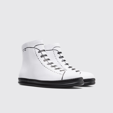 Front view of Twins White Sneakers for Men