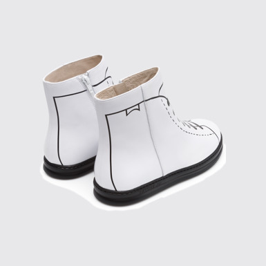 Back view of Twins White Sneakers for Men