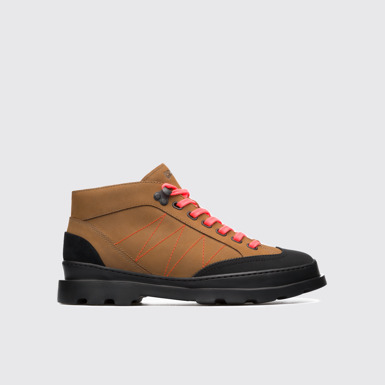 Side view of Brutus Brown Casual Shoes for Men